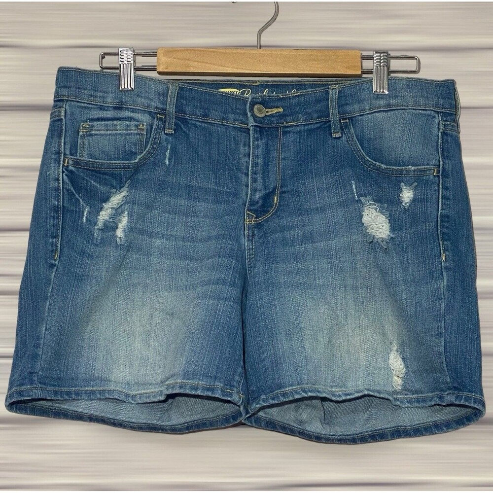 OLD NAVY Boyfriend Distressed Denim Women's Shorts - Size 12